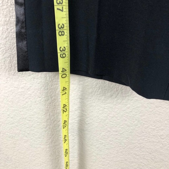 Banana Republic Pants Black Ryan Fit Contrast Side Stripe Trouser Size 14 - Picture 10 of 16